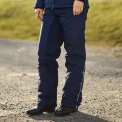 Horze Women's Cheyenne Padded Winter Riding Pants - Dark Dark Blue -Kensington Shop 477241 800 800