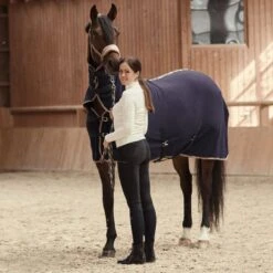 Horze Women's Roselina Full Seat Tights W/Crystal Details - Black -Kensington Shop 477533 800 800