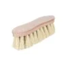 Horze Wood Back 2in Hard Brush W/Natural Bristles - Tan