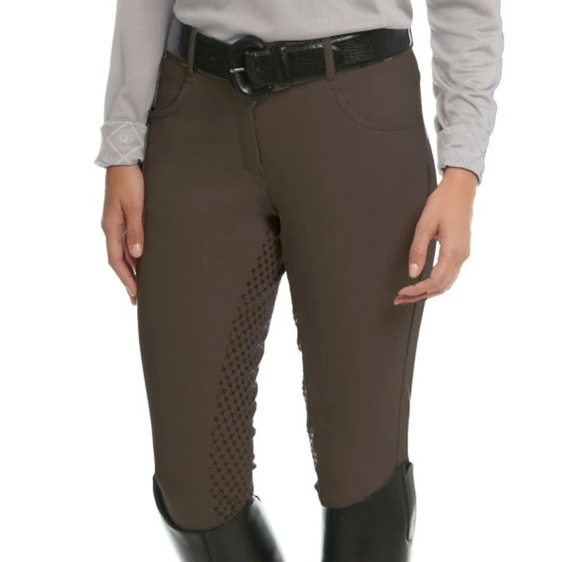 Ovation Women's SoftFlex GripTec Full Seat Breeches - Brown 1 Ovation Women's SoftFlex GripTec Full Seat Breeches - Brown
