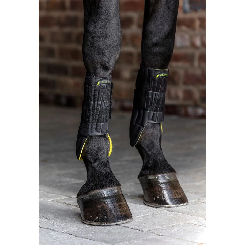 Horseware Adagio Boots - Black/Yellow 1 Horseware Adagio Boots - Black/Yellow