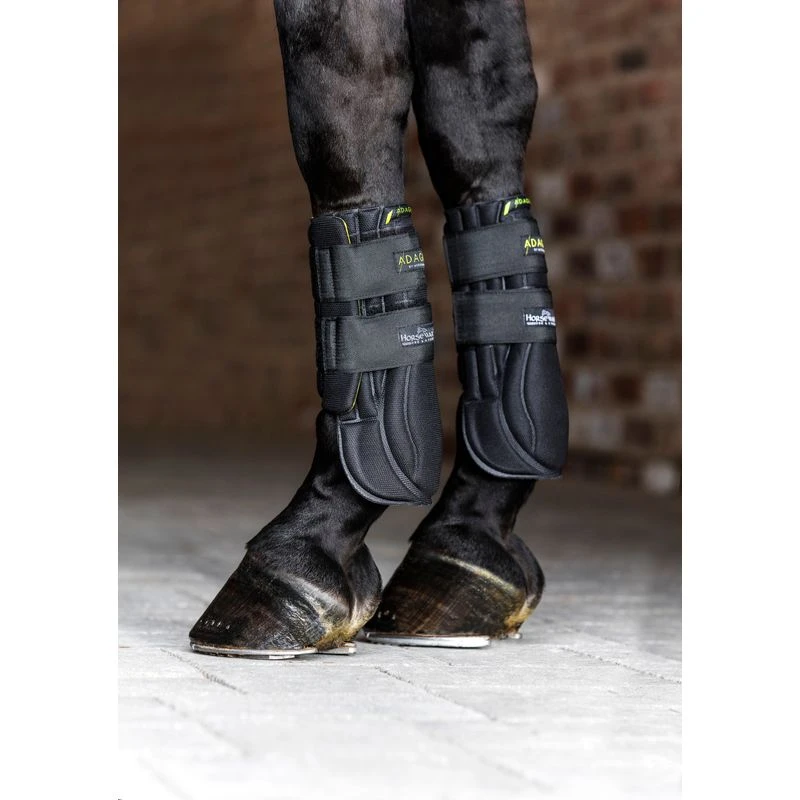 Horseware Adagio Boots - Black/Yellow 2 Horseware Adagio Boots - Black/Yellow - Image 2