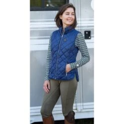 FITS Women's Everly Reversible Vest - Navy/Navy Red Plaid -Kensington Shop 481560 800 800