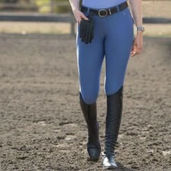 Irideon Women's Issential Capriole Knee Patch Tights - Deep Lavender