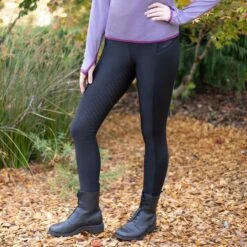 Irideon Women's Thermasoft Full Seat Breeches - Charcoal