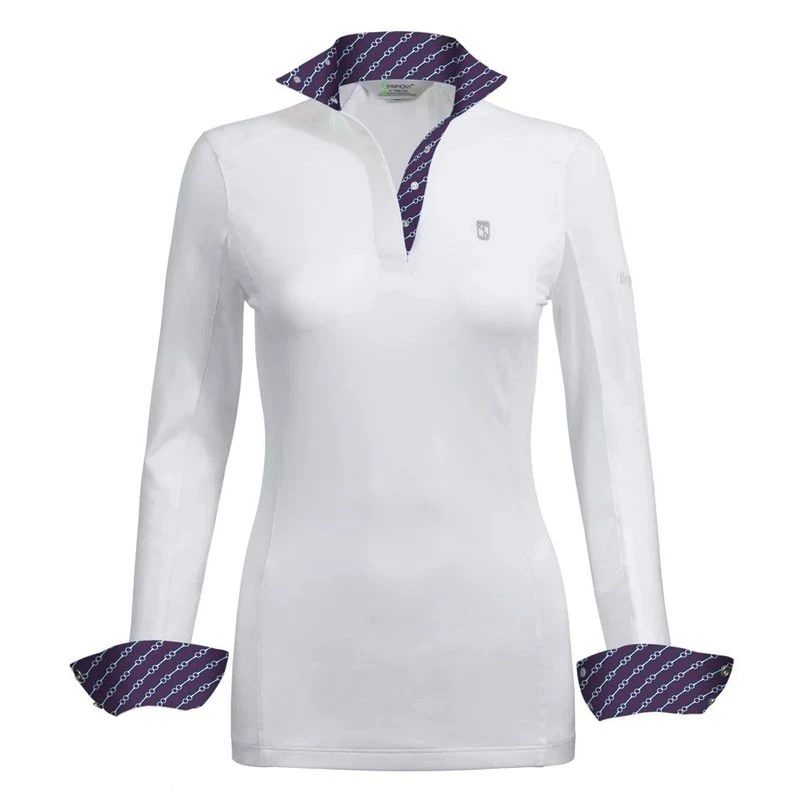 Tredstep Women's Symphony Paris Long Sleeve Competition Shirt - Blue Ribbon 1 Tredstep Women's Symphony Paris Long Sleeve Competition Shirt - Blue Ribbon