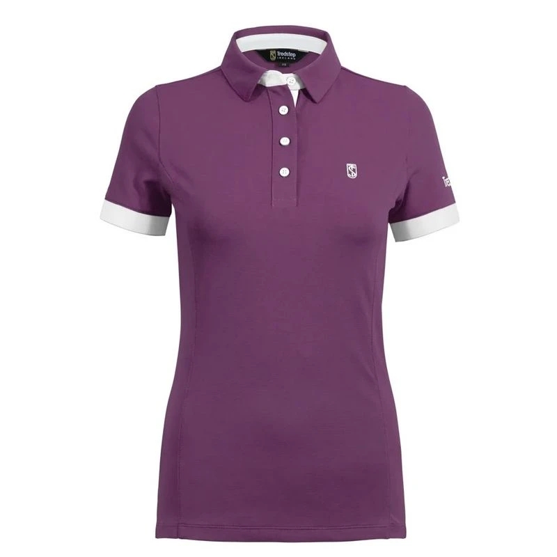 Tredstep Women's Performance Polo - Amethyst 1 Tredstep Women's Performance Polo - Amethyst