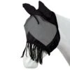 Got Flies Fine Mesh Fly Mask W/Fringe - Black