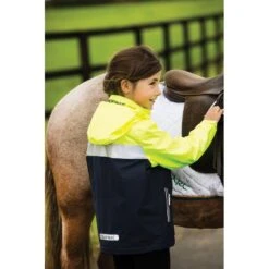 Horseware Kids' Corrib Neon Jacket - Flourescent Yellow -Kensington Shop 489868 800 800