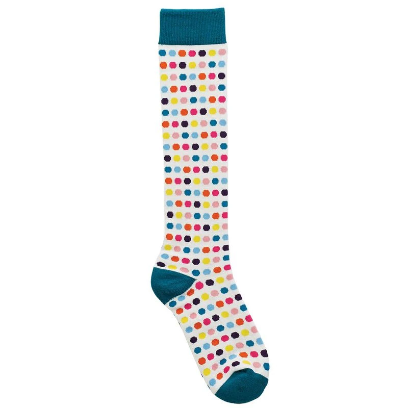 Ovation Women's Bamboo Boot Sock - Confetti Dots Multi 1 Ovation Women's Bamboo Boot Sock - Confetti Dots Multi