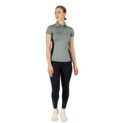 Horseware Women's Orla Technical Polo - Stormy Sea -Kensington Shop 497151 800 800