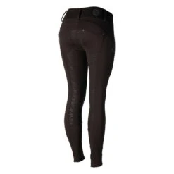 Horze Kids' Rhea Full Seat Thermo Breeches W/Back Pockets - After Dark Brown 6 Horze Kids' Rhea Full Seat Thermo Breeches W/Back Pockets - After Dark Brown -Kensington Shop 498753 800 800