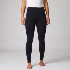 Horze Women's Zelda Full Seat Tights W/Silicone Grip - Dark Dark Blue -Kensington Shop 499457 800 800