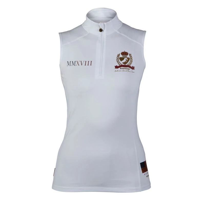 Shires Aubrion Women's Team Sleeveless Base Layer - White 1 Shires Aubrion Women's Team Sleeveless Base Layer - White