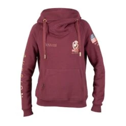 Kensington Shop 16 Shires Aubrion Women's Team Hoodie - Burgundy