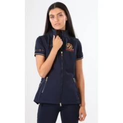 Shires Aubrion Women's Team Softshell Vest - Navy -Kensington Shop 502098 800 800