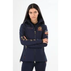 Shires Aubrion Women's Team Softshell Jacket - Navy -Kensington Shop 502429 800 800