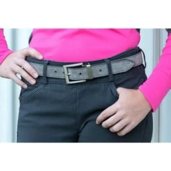 Perri's 2-in-1 Leather Suede Reversible Belt - Havana/Gray -Kensington Shop 502934 800 800