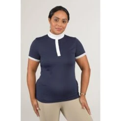 Shires Aubrion Women's Chester Show Shirt - Navy -Kensington Shop 503959 800 800