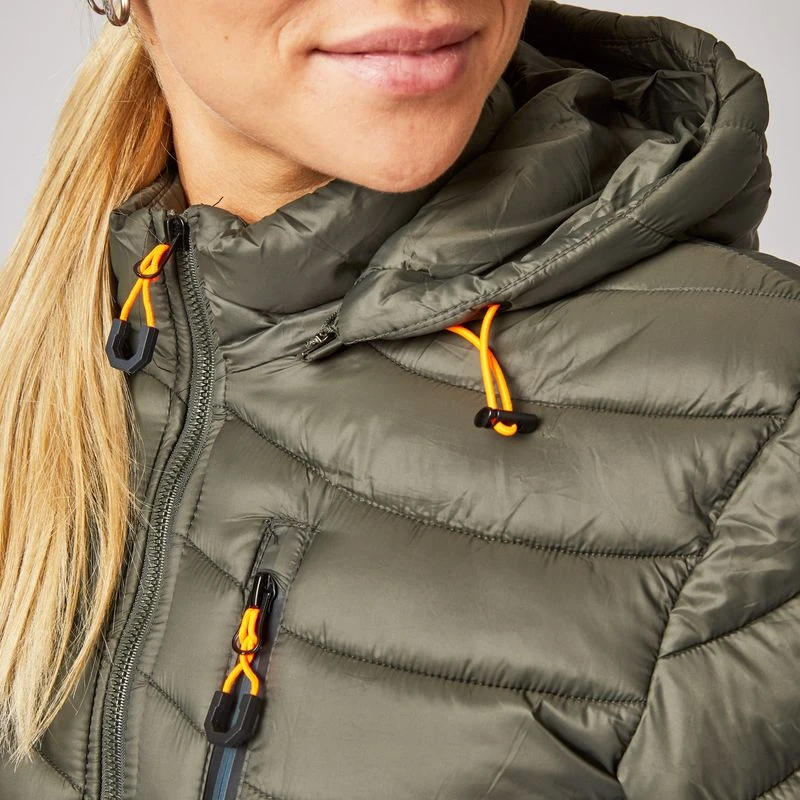 Horze Women's Holly Fitted Jacket - Green 2 Horze Women's Holly Fitted Jacket - Green - Image 2