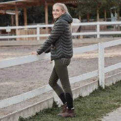 Horze Women's Holly Fitted Jacket - Green 6 Horze Women's Holly Fitted Jacket - Green -Kensington Shop 505754 800 800