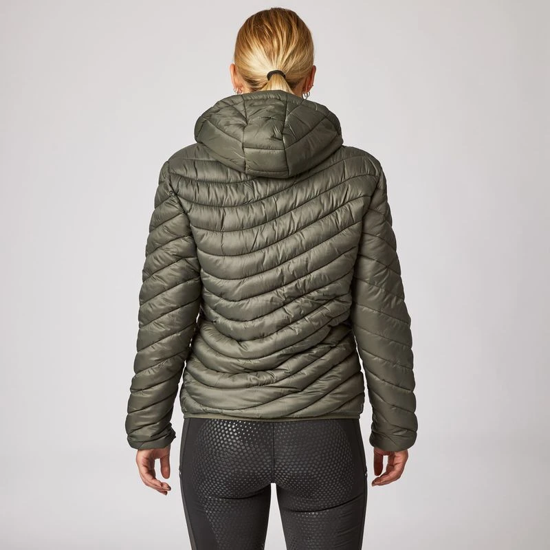 Horze Women's Holly Fitted Jacket - Green 4 Horze Women's Holly Fitted Jacket - Green - Image 4