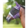 Shires Deluxe Fly Mask W/Ears - Purple