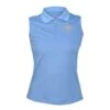 Shires Aubrion Women's Harrow Sleeveless Polo Shirt - Sky Blue