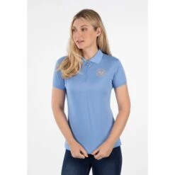 Shires Aubrion Women's Parsons Tech Polo - Sky Blue -Kensington Shop 514282 800 800