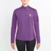 Irideon Women's Luna Coolstretch Long Sleeve Jersey - Purple Hibiscus
