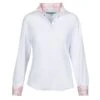 Ovation Women's Jorden Full Snap Show Shirt - White/Tropical Palms
