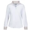 Ovation Women's Jorden Full Snap Show Shirt - White/Confetti Dots