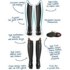 Tredstep Vasari Field Boot - Black -Kensington Shop 522607 800 800