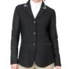 Ovation Women's Signature AirFlex Coat W/Contrast Collar - Black/Grey