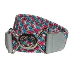 Ovation Signature Braided Stretch Belt - Cool Blue/Confetti