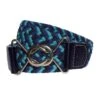 Ovation Signature Braided Stretch Belt - Navy/Royal/Reef
