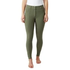 B Vertigo Women's Davina Full Seat Breeches - Wild Grass Green -Kensington Shop 530404 800 800