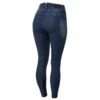 Horze Women's Cecelia Full Seat Denim Breeches - Dark Blue