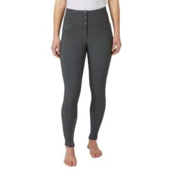 Horze Women's Desiree Full Seat Breeches - Charcoal Grey -Kensington Shop 530616 800 800