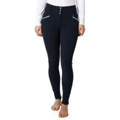 Horze Women's Della Full Seat Breeches - Dark Navy -Kensington Shop 530730 800 800