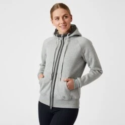B Vertigo Women's Gianna Full Zip Hoodie - Ash Gray -Kensington Shop 531681 800 800