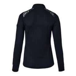 Horze Women's Sianna Long Sleeved Show Shirt W/ Lace Shoulders - Dark Navy -Kensington Shop 531910 800 800