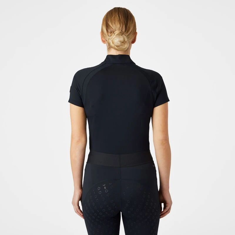 Horze Women's Mia Short Sleeved Training Shirt - Dark Navy 2 Horze Women's Mia Short Sleeved Training Shirt - Dark Navy - Image 2