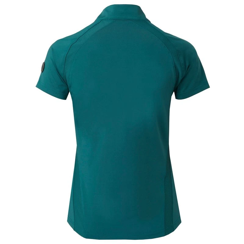 Horze Women's Mia Short Sleeved Training Shirt - Storm Green 4 Horze Women's Mia Short Sleeved Training Shirt - Storm Green - Image 4