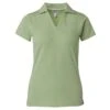 Horze Women's Kia V Neck Polo - Foam Green