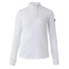 Horze Women's Sianna Long Sleeved Show Shirt W/ Lace Shoulders - White