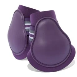Horze Adepto Fetlock Boots - Black Currant Purple