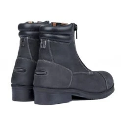 Horze Kids' Blake Front Zip Paddock Boots - Black -Kensington Shop 532820 800 800