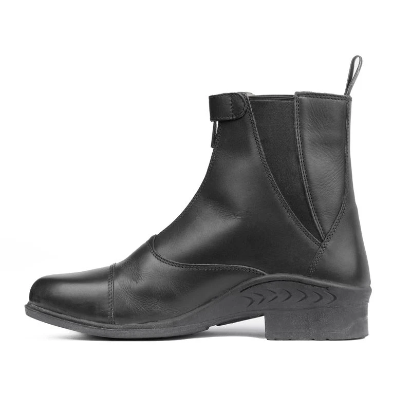 Horze Women's Rose Front Zip Paddock Boots - Black 2 Horze Women's Rose Front Zip Paddock Boots - Black - Image 2