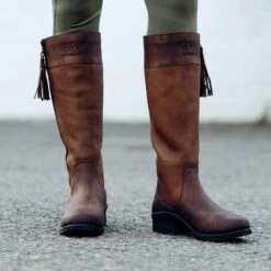 B Vertigo Women's Amelia Waterproof Country Boots - Dark Brown -Kensington Shop 533747 800 800